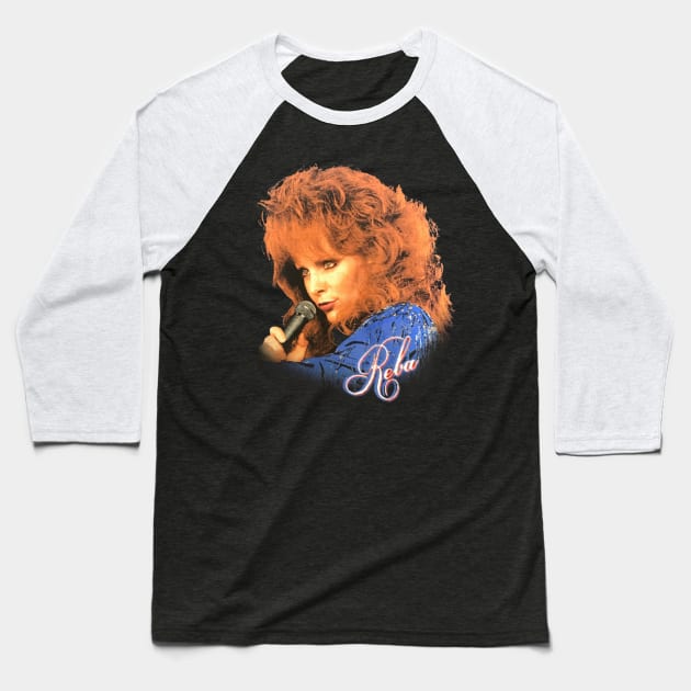 Reba McEntire // Vintage Faded 80s Baseball T-Shirt by RboRB